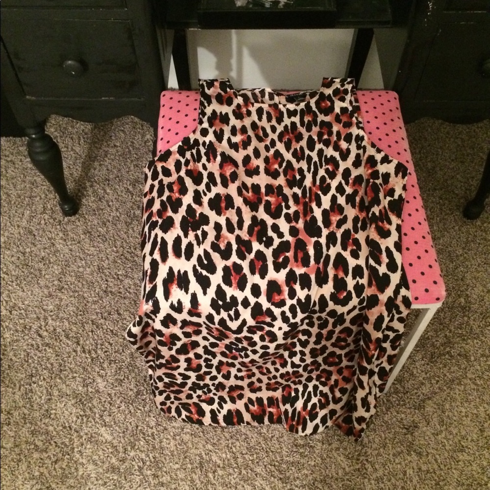 Leopard print dress